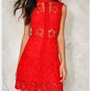 Nasty Gal Laguna Crochet Lace Dress